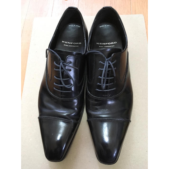 【ビジネス、冠婚葬祭】メンズ ブラックシューズ 本革 26.5 3E メンズの靴/シューズ(ドレス/ビジネス)の商品写真