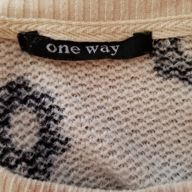 one*way(ワンウェイ)のお値下げしました！☆美品☆one way ニット レディースのトップス(ニット/セーター)の商品写真