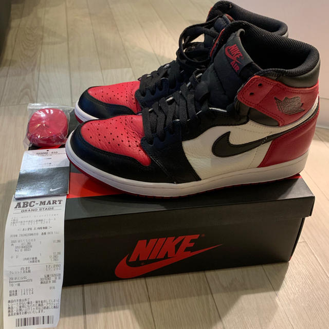 NIKE AIR JORDAN 1 bred toe