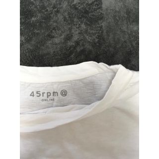 フォーティーファイブアールピーエム(45rpm)の45rpm  Tシャツ(Tシャツ(長袖/七分))