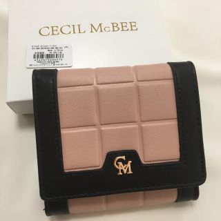 セシルマクビー(CECIL McBEE)の箱なし❣️ 新品 セシルマクビー 折り財布 三つ折り財布 ピンク(財布)