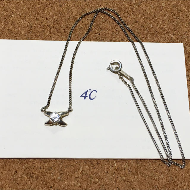 4℃(ヨンドシー)の4℃シルバーネックレス レディースのアクセサリー(ネックレス)の商品写真