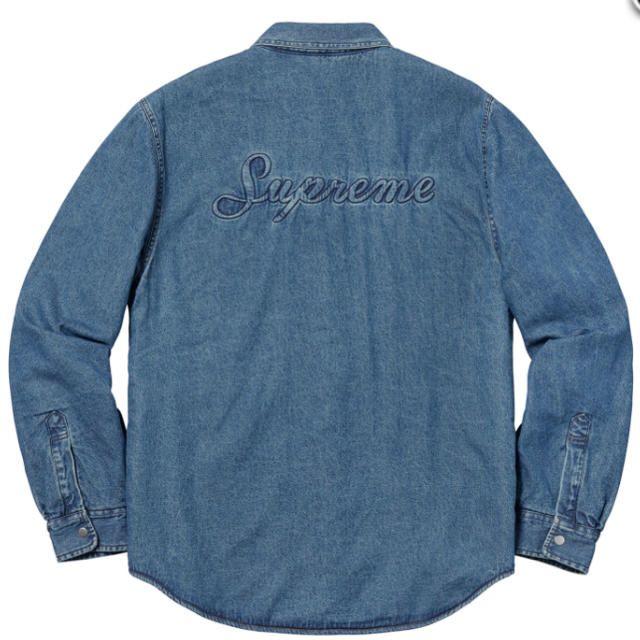 【Sサイズ】Supreme Sherpa Lined Denim Shirt 1