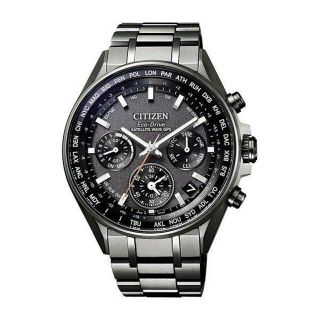 CITIZEN アテッサ ブラックチタンCC4004-58E GPS衛星電波時計(腕時計(デジタル))