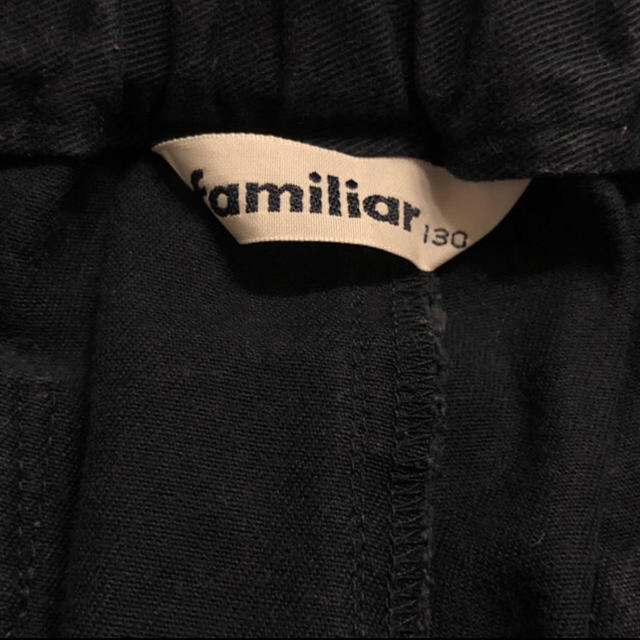 familiar(ファミリア)のfamiliar 紺半ズボン 130 キッズ/ベビー/マタニティのキッズ服男の子用(90cm~)(パンツ/スパッツ)の商品写真