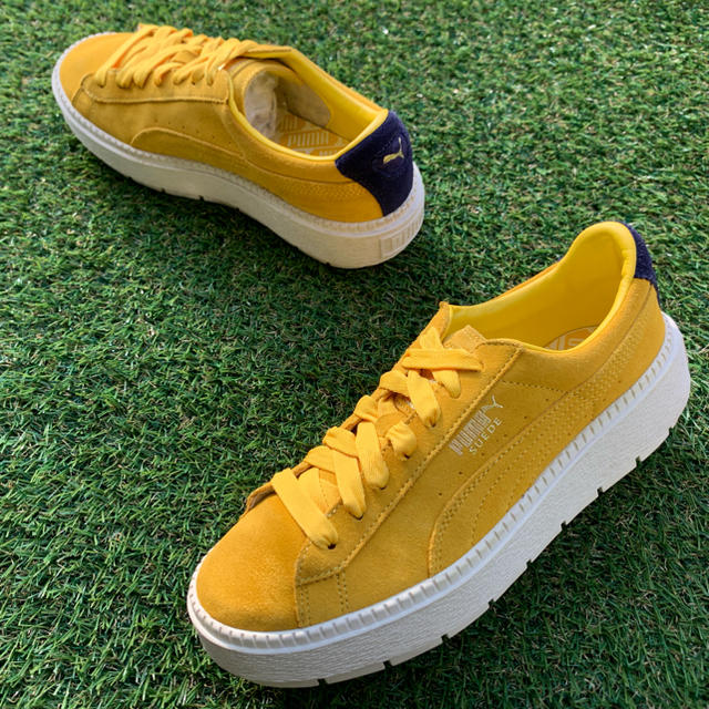 専用24.5PUMAプーマ スエードプラットフォーム トレース ボールドA103
