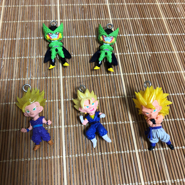 ドラゴンボール  チャーム   セル、ごはん、ベジット、ゴテンクス ハンドメイドのおもちゃ(フィギュア)の商品写真