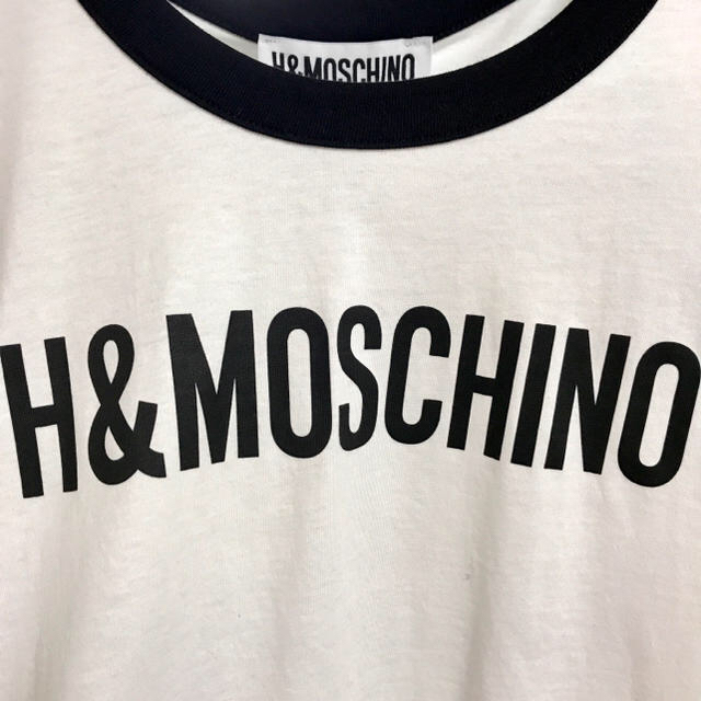 新品未使用ハンガー付 H&MOSCHINO ロゴTシャツ