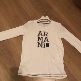 アルマーニ ジュニア(ARMANI JUNIOR)の💐ご専用💐アルマーニ ジュニア Tシャツ＋ストライプシャツ(Tシャツ/カットソー)