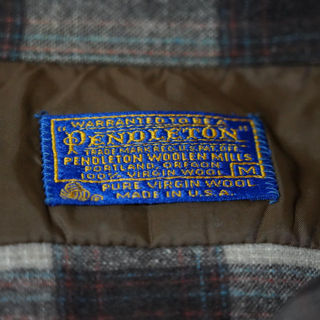 PENDLETON(ペンドルトン)のPENDLETON ペンドルトン　チェック柄 ウールネルシャツ メンズM 古着  メンズのトップス(シャツ)の商品写真