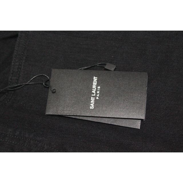 Saint Laurent(サンローラン)のサンローラン　ブラック　デニム　ダメージ加工　28 メンズのパンツ(デニム/ジーンズ)の商品写真