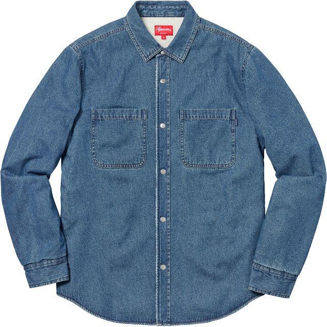 Supreme Sherpa Lined Denim Shirt Sサイズ