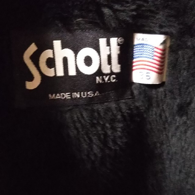 schott(ショット)のschottライダース、サイズは36 メンズのジャケット/アウター(ライダースジャケット)の商品写真