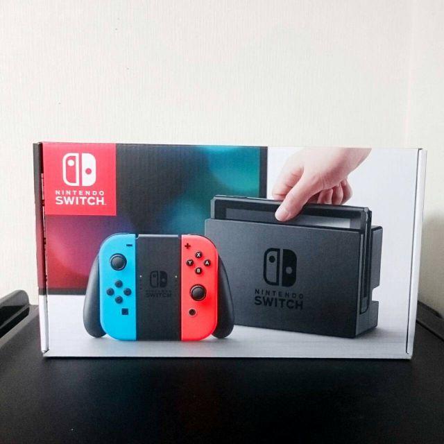 新品未開封 nintendo switch 本体 ネオン