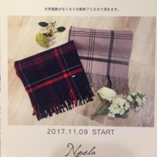 ノエラ(Noela)のnoela 2017aw novelty マフラー 新品・未使用(マフラー/ショール)