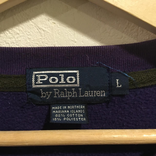 POLO RALPH LAUREN(ポロラルフローレン)のラルフローレン パープル ビンテージスウェット  メンズのトップス(スウェット)の商品写真