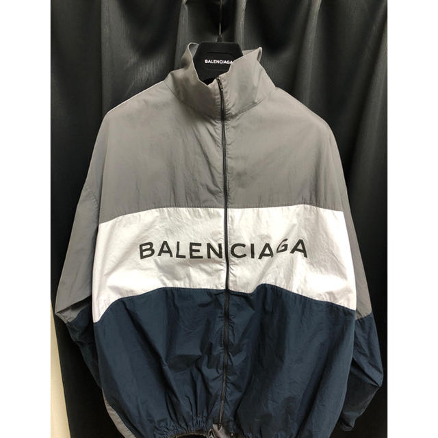 付属品完備‼️ バレンシアガ トラックスーツ ポプリンシャツロゴ 38 付属品完備‼️ バレンシアガ トラックスーツ ポプリンシャツロゴ 38