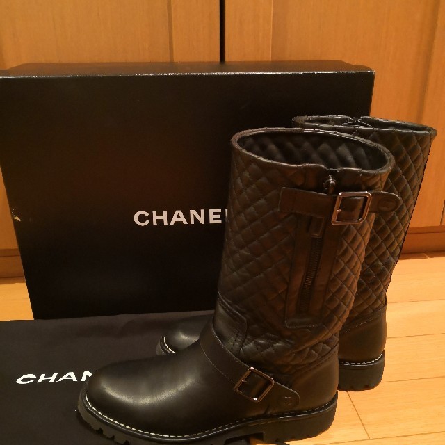 人気新品入荷 CHANEL シャネル エンジニアブーツ - ブーツ - www.febi