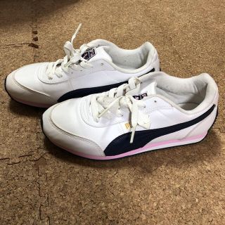 プーマ(PUMA)のプーマ シューズ ホワイト ネイビー ピンク(スニーカー)