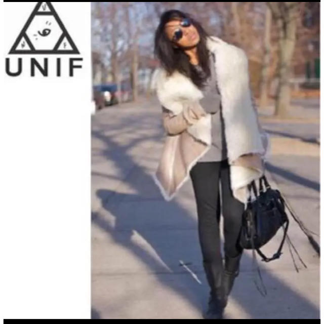 UNIF(ユニフ)のUNIF フェイクファー ボア ムートン コート  mirror9 レディースのジャケット/アウター(毛皮/ファーコート)の商品写真