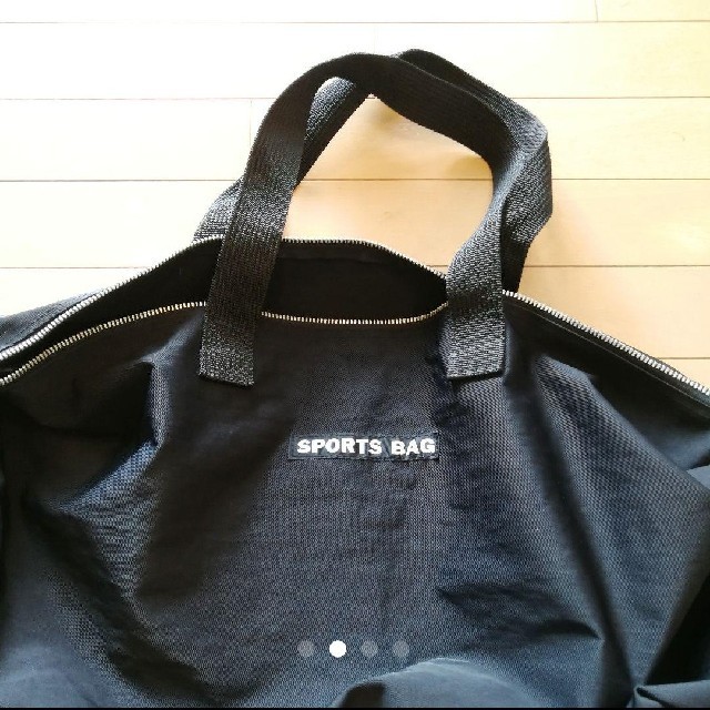 SNOOPY(スヌーピー)のスヌーピー スポーツバッグ（ボストンバッグ）ブラック レディースのバッグ(ボストンバッグ)の商品写真