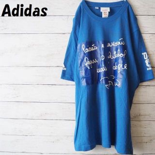 アディダス(adidas)の【人気】アディダス KIRIN 2004年キリンカップTシャツ ブルー サイズL(Tシャツ/カットソー(半袖/袖なし))