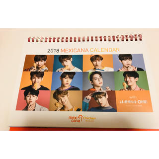 ワイエムシー(YMC)のWanna One 韓国 ロッテリア 2018 公式カレンダー(K-POP/アジア)