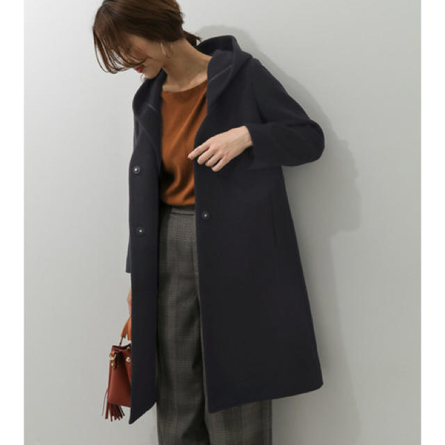 URBAN RESEARCH DOORS(アーバンリサーチドアーズ)のurban research doors 2way フードコート レディースのジャケット/アウター(ロングコート)の商品写真