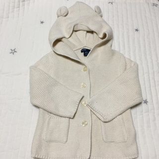 ベビーギャップ(babyGAP)のbabyGap クマ耳カーディガン12-18M(カーディガン/ボレロ)