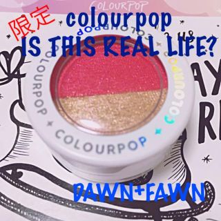 カラーポップ(colourpop)の限定 colourpop IS THIS REAL LIFE?(アイシャドウ)