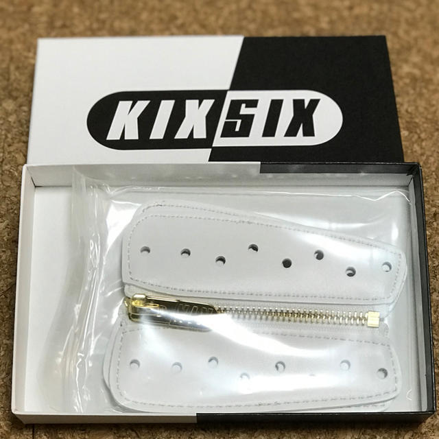 KIXSIX QUICK RELEASE ZIPPER  Whiteアトモス