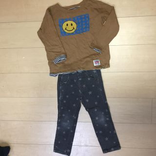 シップスキッズ(SHIPS KIDS)のグリーンレーベル ships kids 上下２点セット(Tシャツ/カットソー)