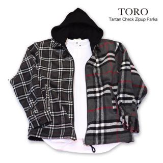 TORO  Tartan check Zipup Parka (パーカー)