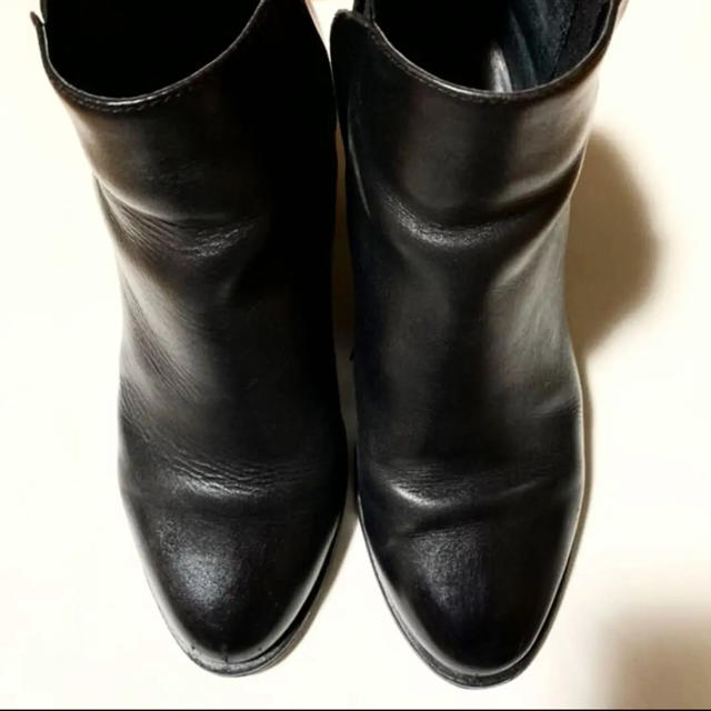 本革 ショートブーツ レディースの靴/シューズ(ブーツ)の商品写真