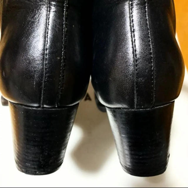 本革 ショートブーツ レディースの靴/シューズ(ブーツ)の商品写真