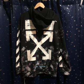 オフホワイト(OFF-WHITE)の正規 オフ ホワイト ギャラクシー パーカー OFF WHITE GALAXY(パーカー)