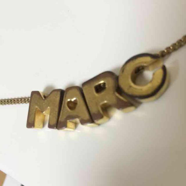 MARC BY MARC JACOBS(マークバイマークジェイコブス)のmarc jacobs ロゴネックレス レディースのアクセサリー(ネックレス)の商品写真