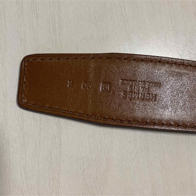 【HERMES】正規品　エルメス　シルバー金具　ベルト　90