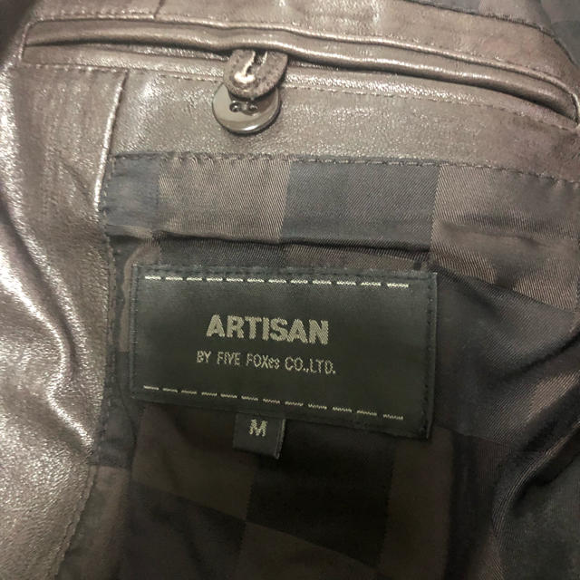 ARTISAN - ARTISAN 羊革 レザージャケットの通販 by もんきち's ARTISAN - ARTISAN 羊革 レザージャケットの通販 by もんきち's