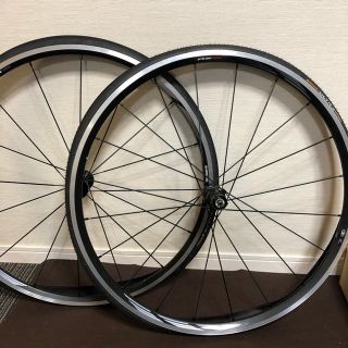 シマノ(SHIMANO)の(美品) シマノ ホイール WH-RS21 タイヤ付(タイヤ・ホイールセット)