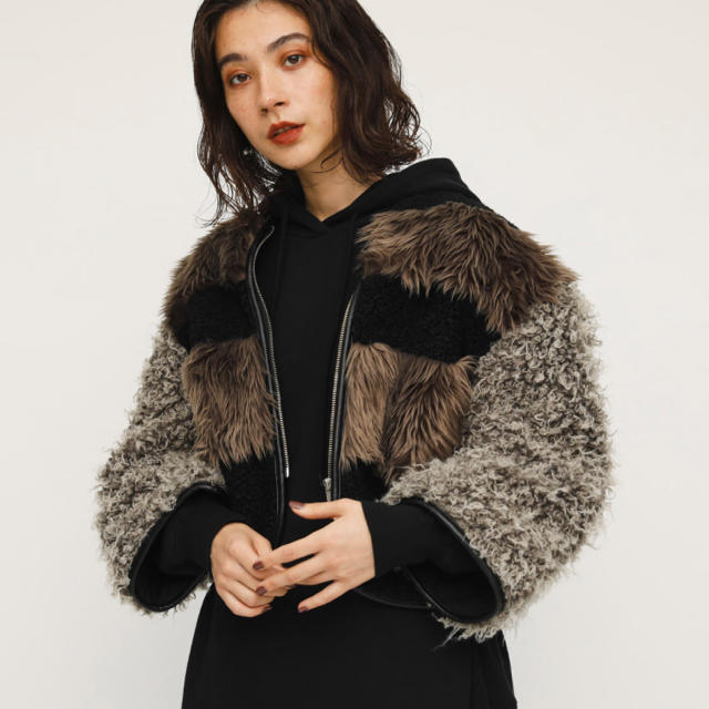 [SLY] FAUX MUTON COAT