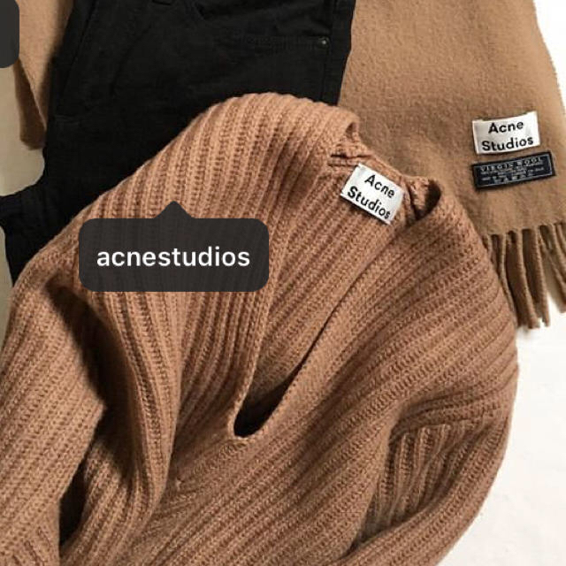 ACNE デボラニット♡キャメルブラウン