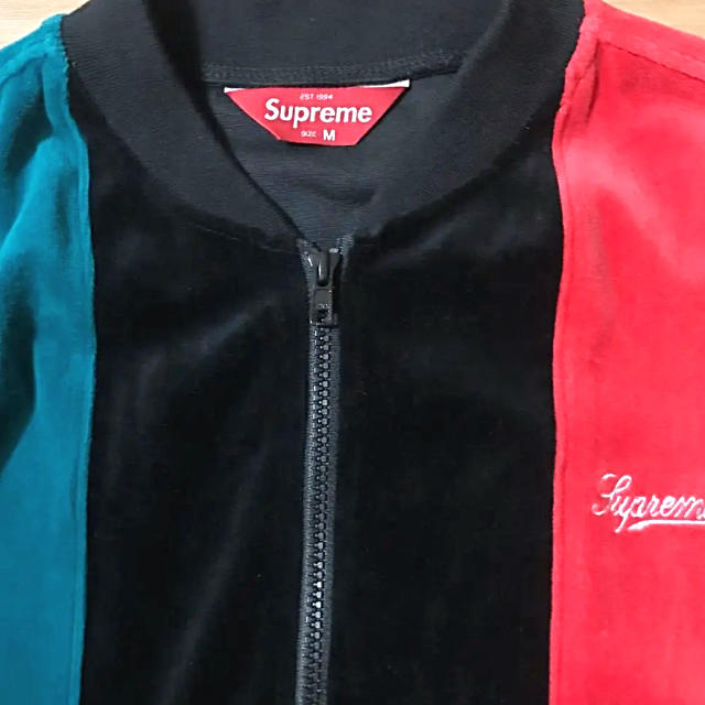 Supreme - supreme☆Velour Zip Up Jacket ベロアGUCCIカラーの Supreme - supreme☆Velour Zip Up Jacket ベロアGUCCIカラーの