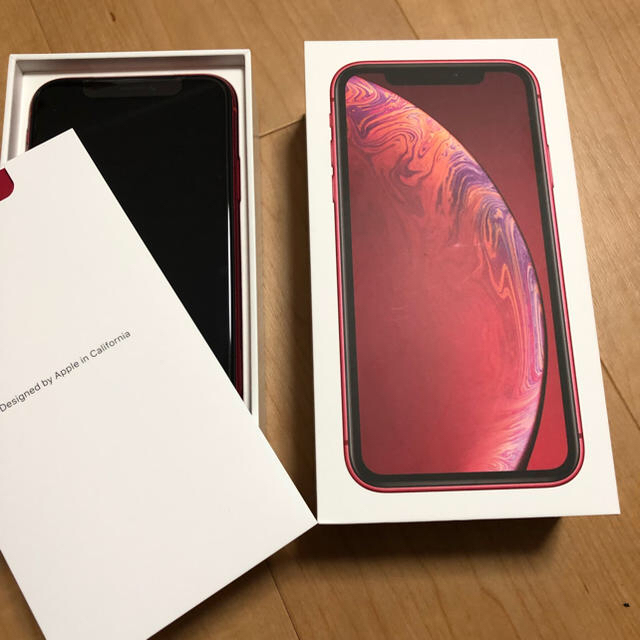 iPhone XR Red 128gb simフリー