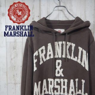 フランクリンアンドマーシャル(FRANKLIN&MARSHALL)のやす様専用！フランクリン＆マーシャル　プルオーバー　パーカー　ブラウン　Ｓ(パーカー)