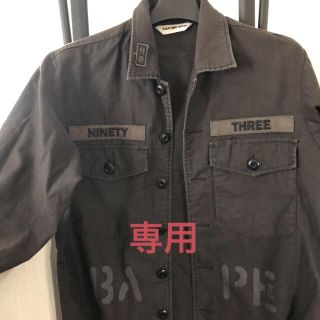 アベイシングエイプ(A BATHING APE)のApe   ミリタリージャケット メンズSサイズ (その他)