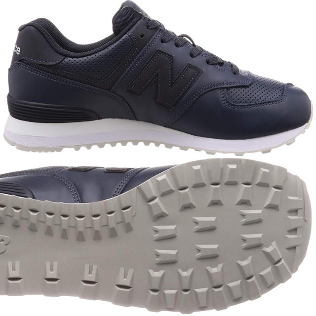 New Balance(ニューバランス)のnew balance ニューバランス スニーカーML574 ネイビー 24cm メンズの靴/シューズ(スニーカー)の商品写真