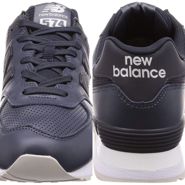New Balance(ニューバランス)のnew balance ニューバランス スニーカーML574 ネイビー 24cm メンズの靴/シューズ(スニーカー)の商品写真
