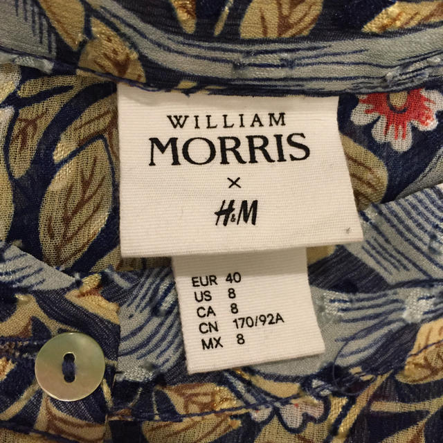 ウィリアム モリス William Morris h&m マキシワンピース 40 2