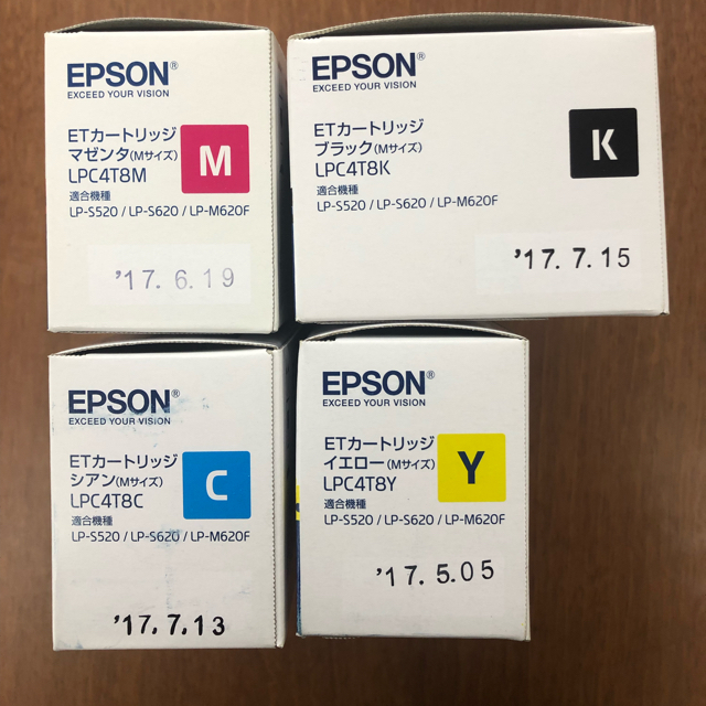 EPSON(エプソン)の新品エプソン 純正トナーインクセット お買い得！ スマホ/家電/カメラのPC/タブレット(PC周辺機器)の商品写真